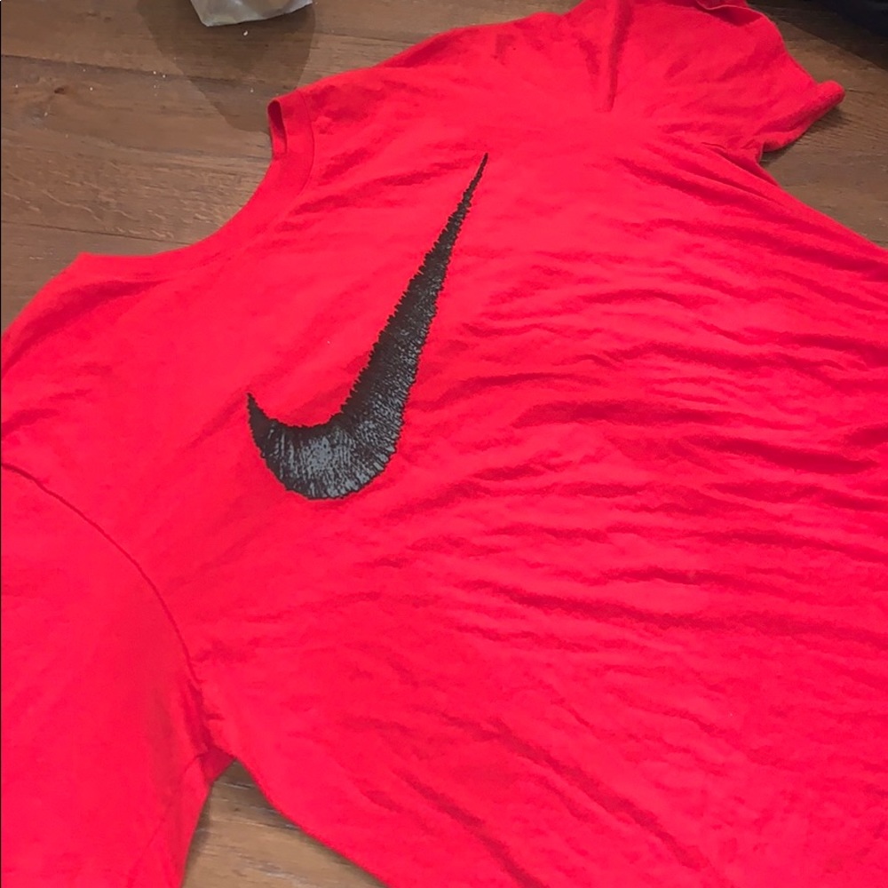 Nike red athletic shirt